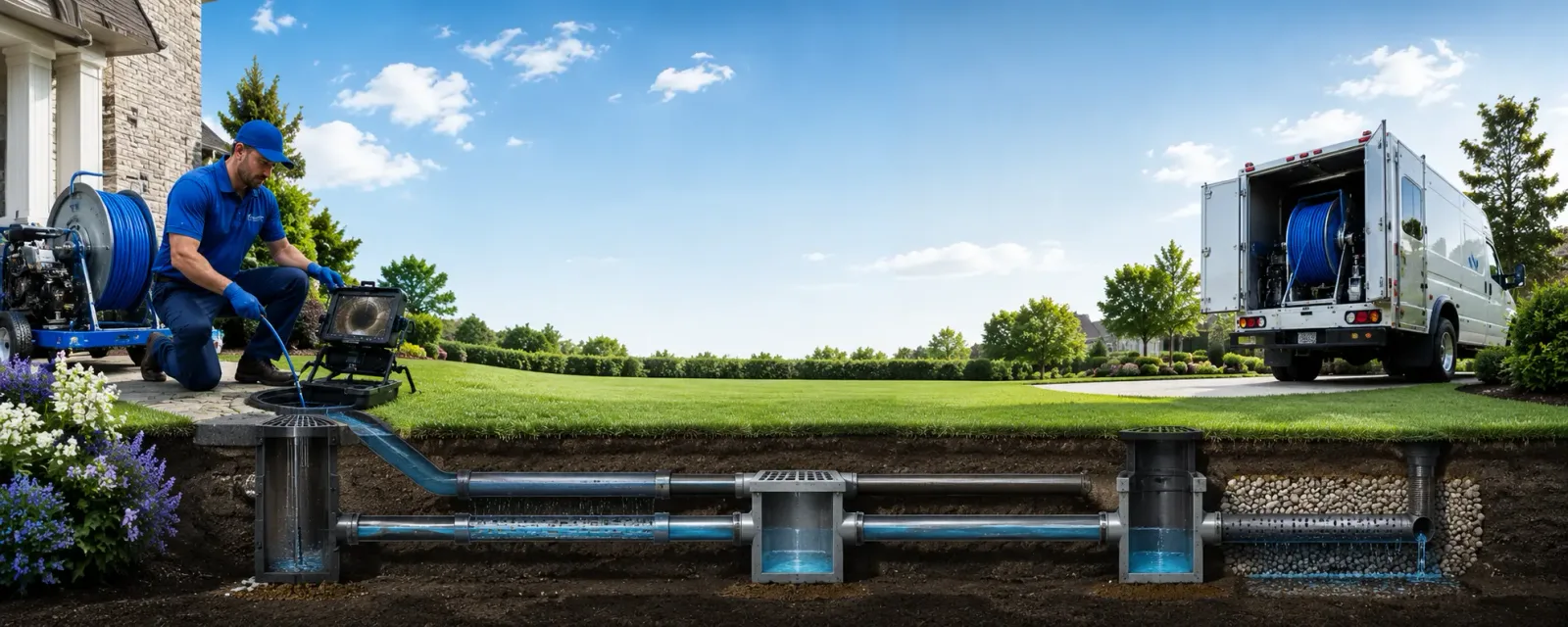 Outdoor drain cleaning information for Gamerco, NM
